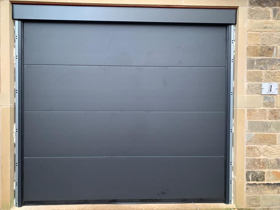 Contemporary garage door for a new build project 