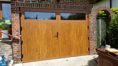 Golden Oak Smooth panels Bespoke design 